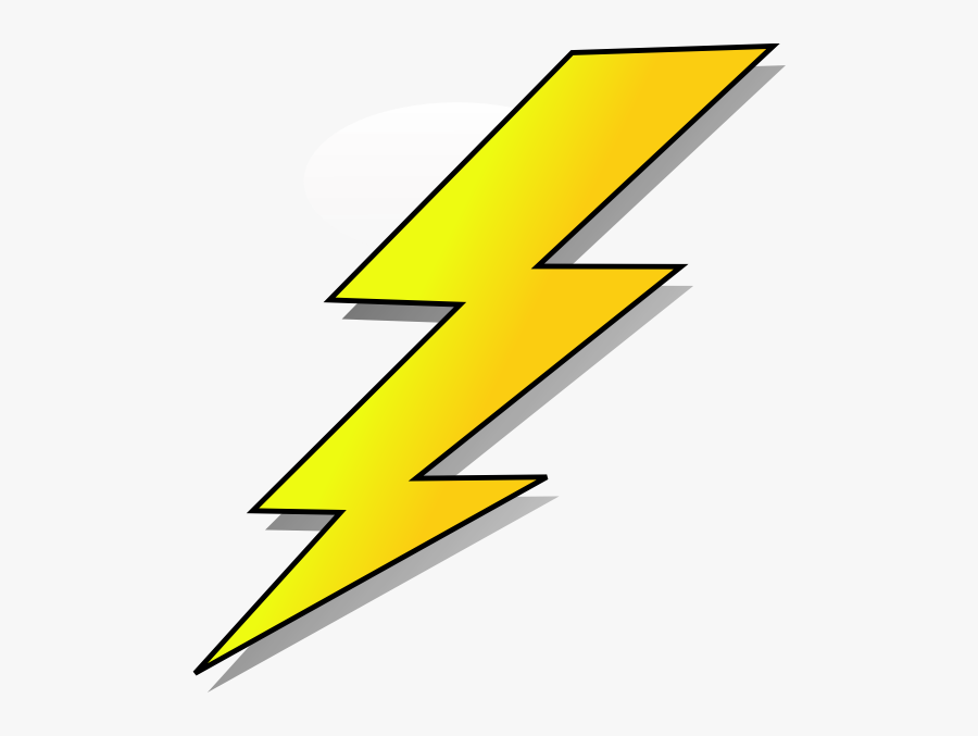 Lightening Clip Art At Clkercom Vector Online - White Lightning Cartoon Png, Transparent Clipart