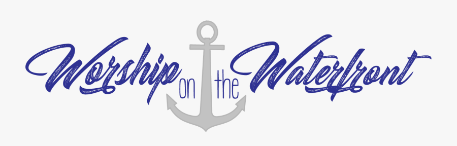 Worship On The Waterfront - Cross, Transparent Clipart