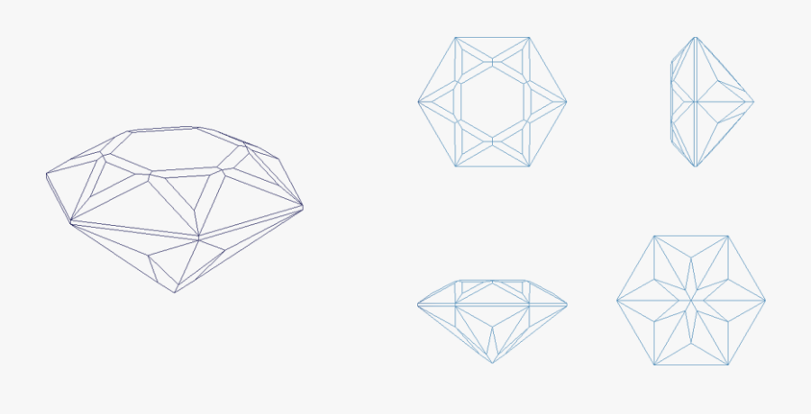 Drawing Gemstones Gemstone Transparent Png Clipart - Triangle, Transparent Clipart