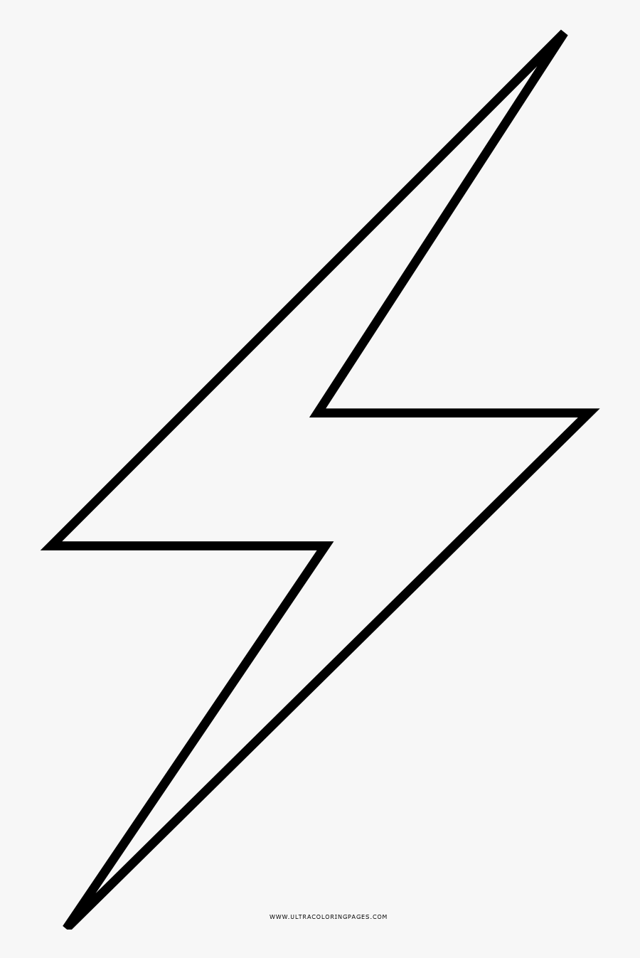 Transparent Rayo Png - Black And White Lightning Bolt, Transparent Clipart
