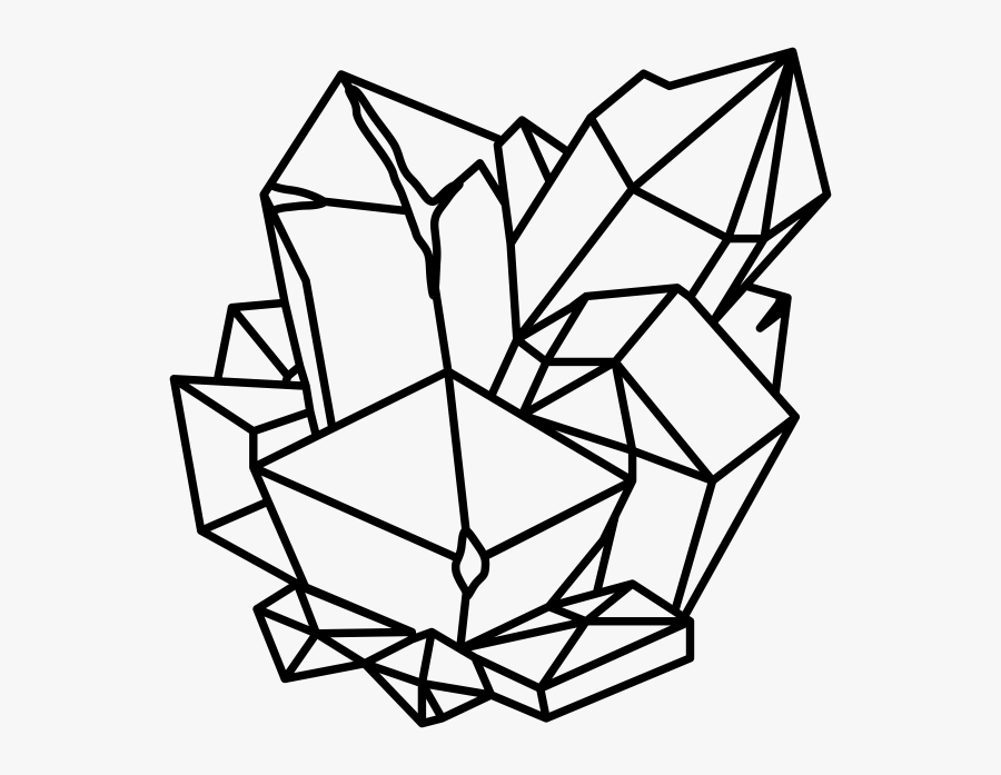 Gem Cluster Stamp"
title="gem Cluster Stamp - Line Art, Transparent Clipart