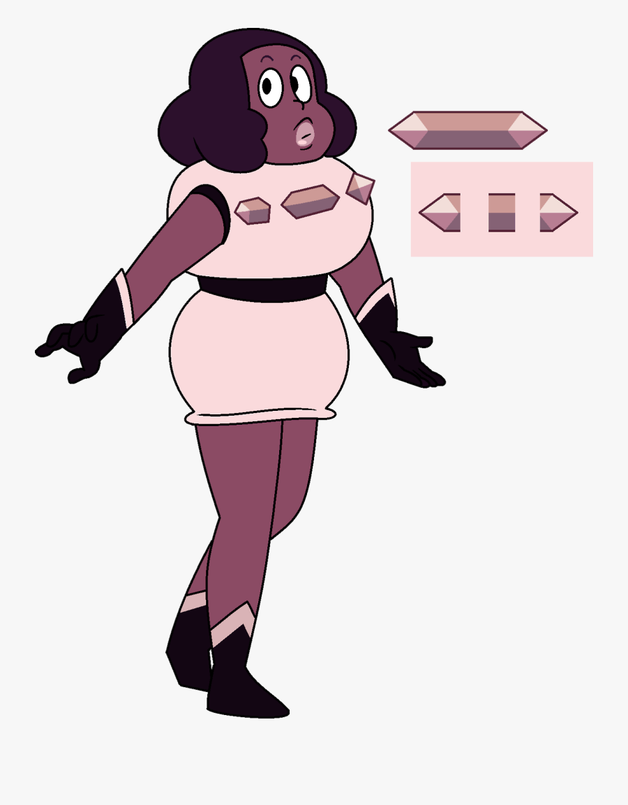 Clothing Pink Mammal Cartoon Vertebrate Fictional Character - Concrete From Steven Universe, Transparent Clipart