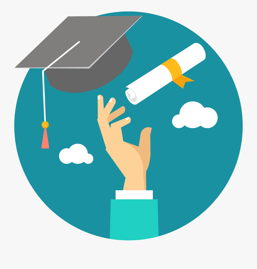 Student Education Graduate University Icon - College Success, Transparent Clipart