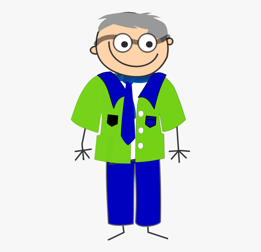 Funny Grandpa - Portable Network Graphics, Transparent Clipart