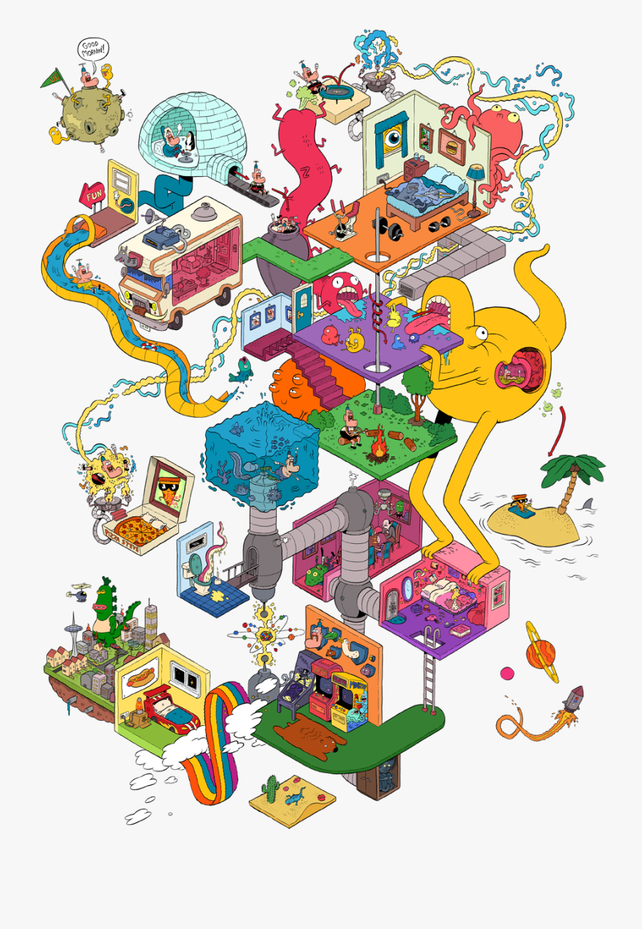 Uncle Grandpa Rv Inside, Transparent Clipart