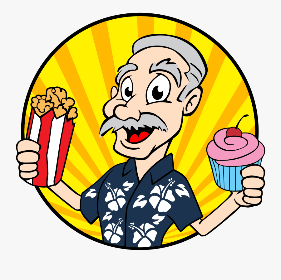 Grandpa's Popcorn & Sweets, Transparent Clipart
