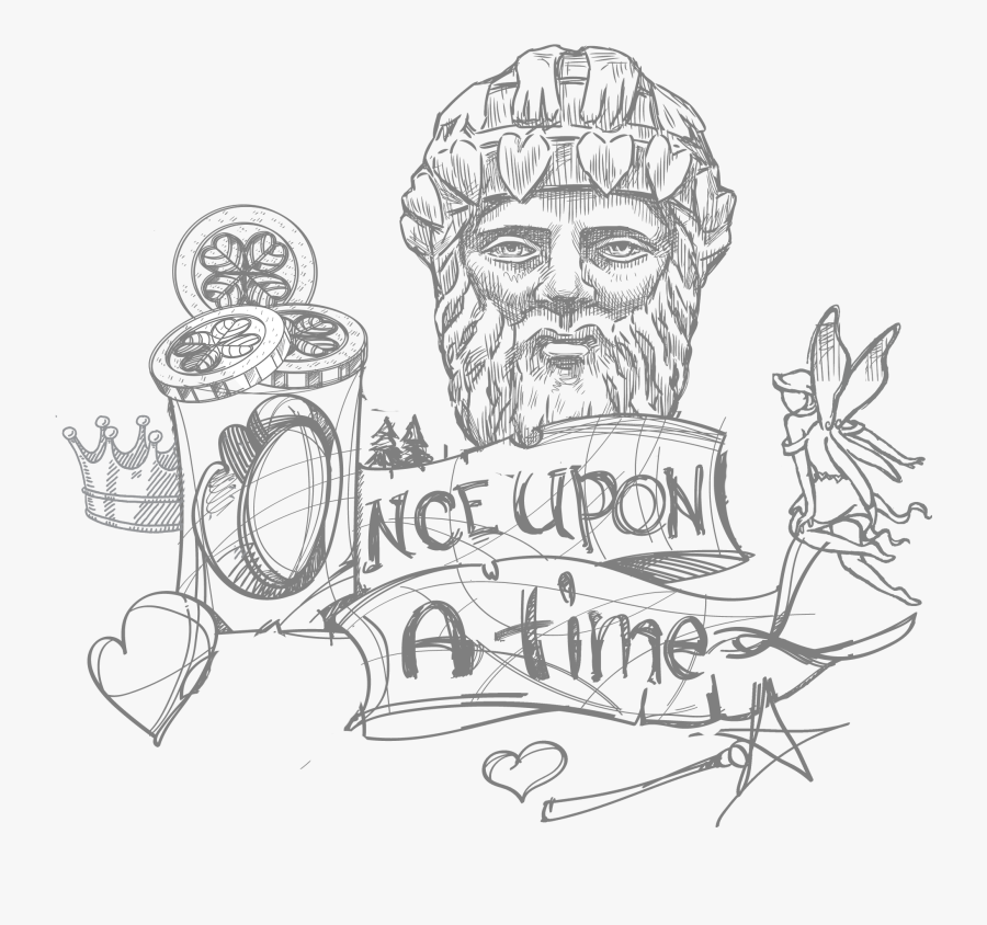 Fairytale Clipart Black And White, Transparent Clipart