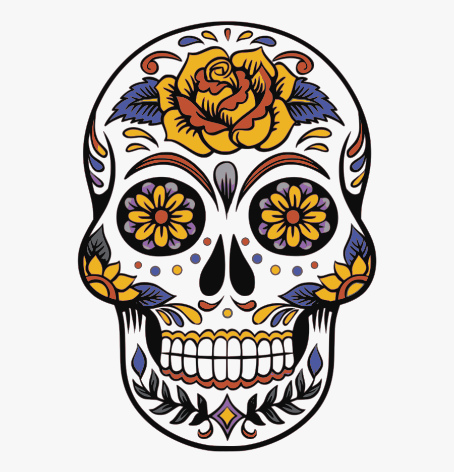 Skulls - Sugar Skull Clipart, Transparent Clipart