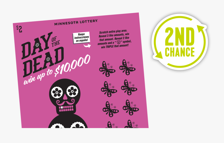 728 Day Of The Dead 2ndchance Main - Day Of The Dead Scratch Off, Transparent Clipart