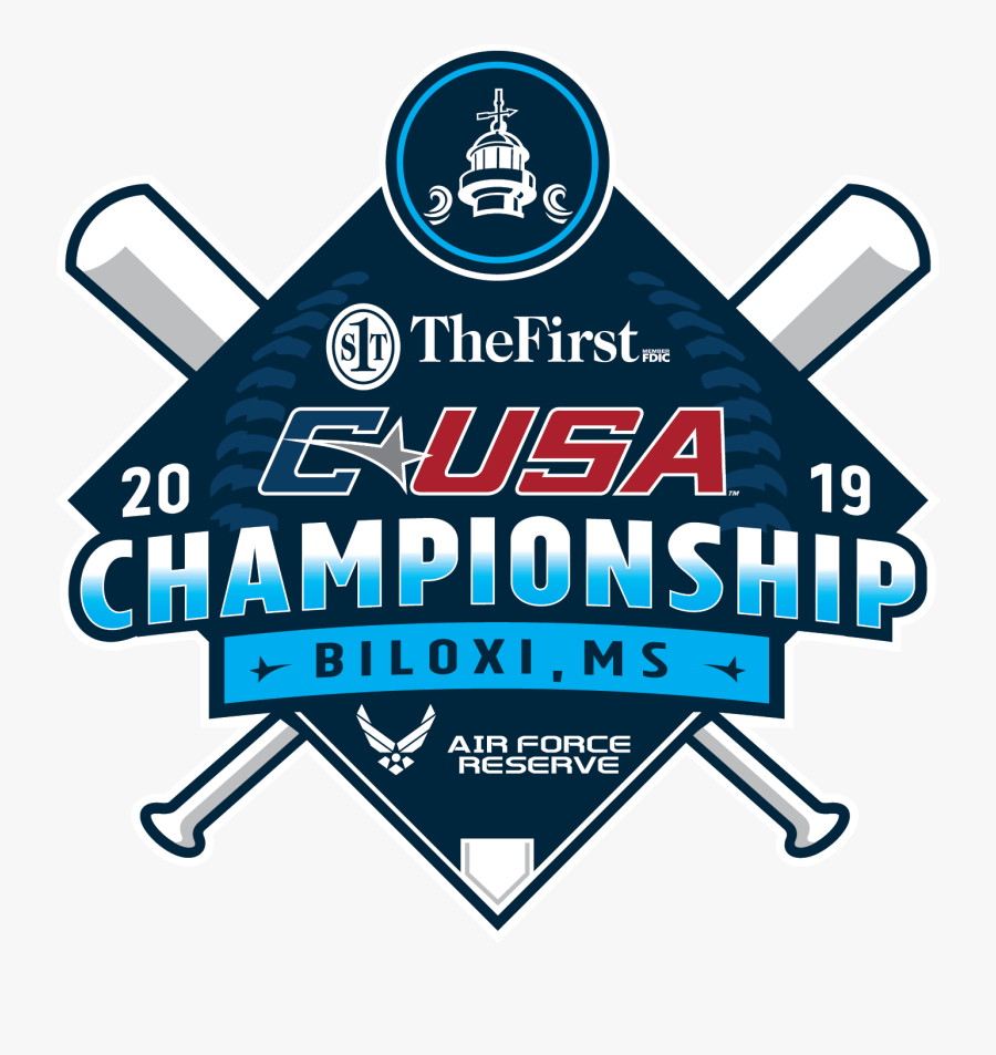 C-usa Championship 2019 In Biloxi, Ms Sponsored By - Conference Usa Baseball Tournament 2019 Logo, Transparent Clipart