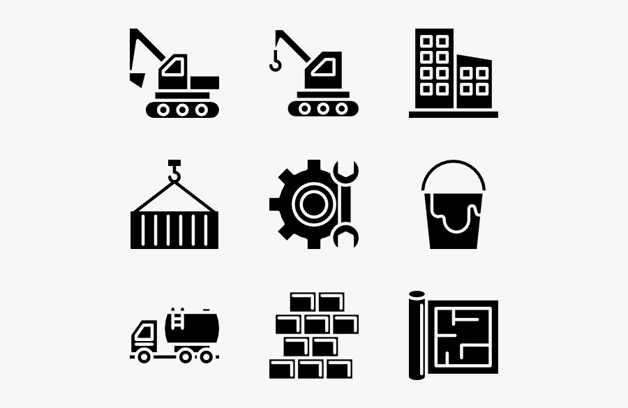 Construction - Iconos Metalurgia, Transparent Clipart