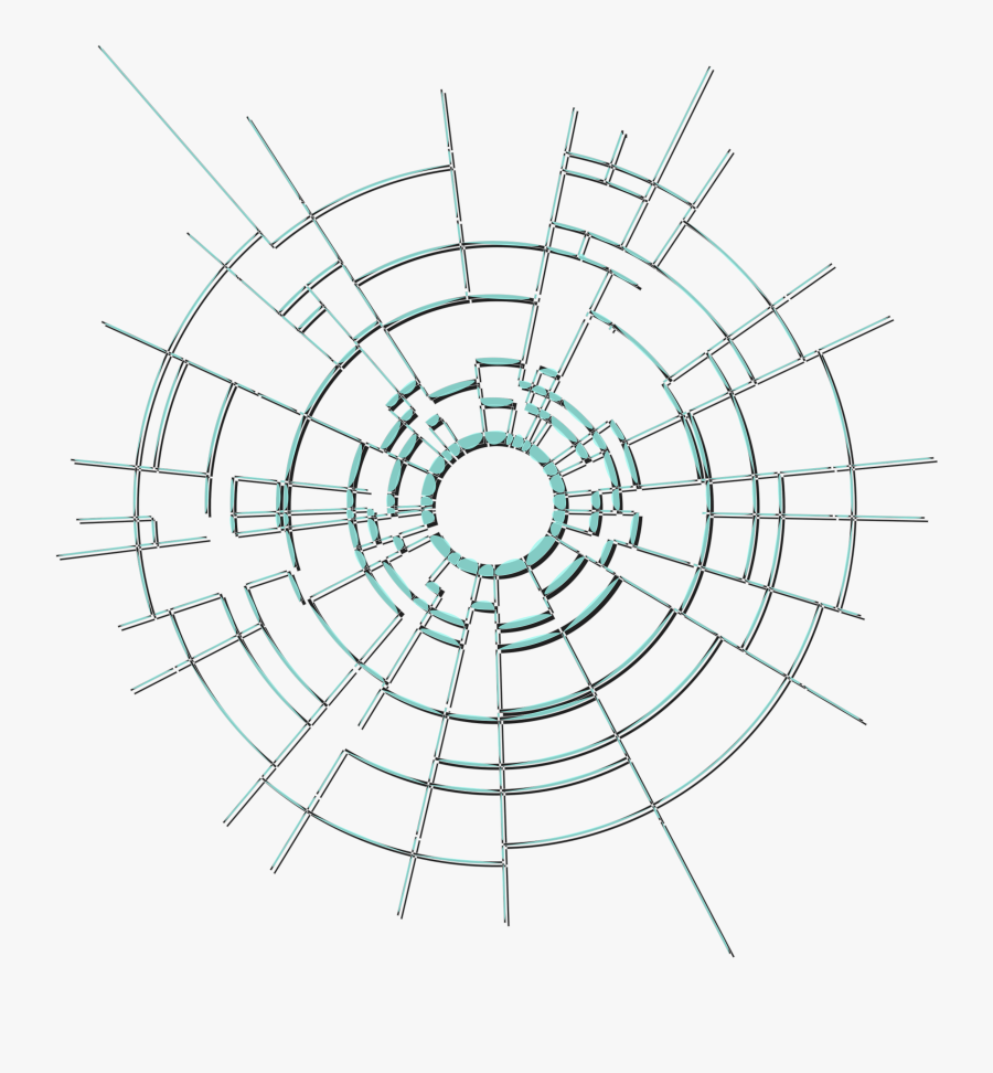 Bullet Hole Glass Png, Transparent Clipart