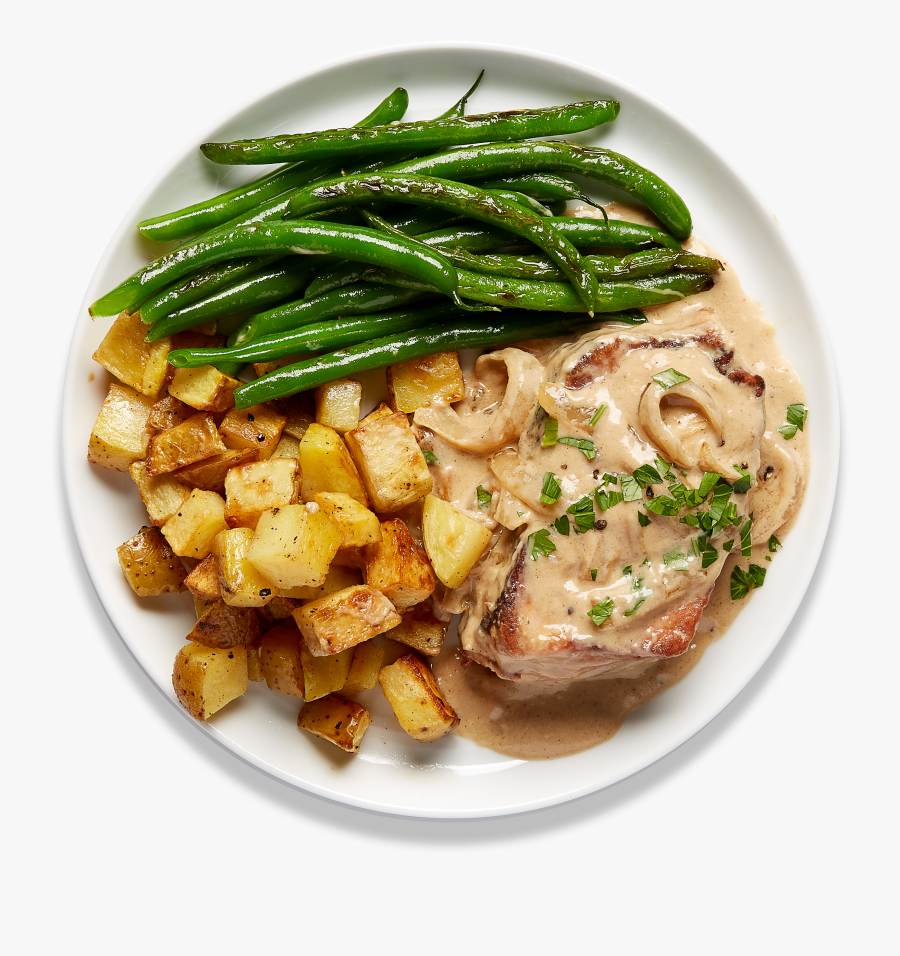 Food On Plate Png, Transparent Clipart