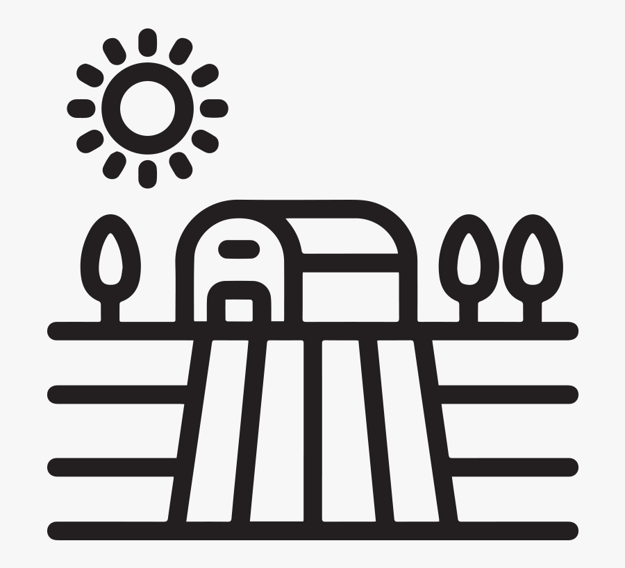 Sol Montaña Vector, Transparent Clipart