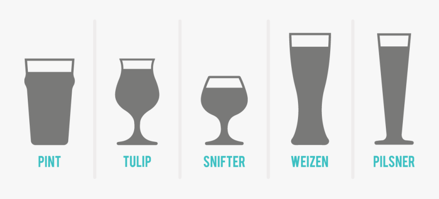 Proper Craft Beer Glassware - Champagne Stemware, Transparent Clipart