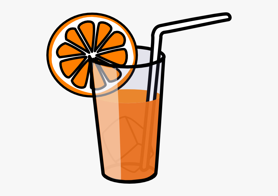 Glass - Of - Orange - Juice - Clipart - Lemonade Clipart, Transparent Clipart
