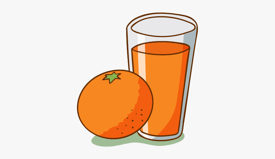 Animasi Orange Juice Png, Transparent Clipart