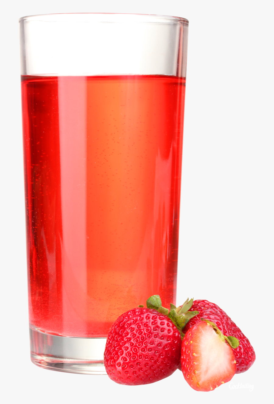 Strawberryjuice Png Image Purepng - Fruits Juice Glass Png, Transparent Clipart