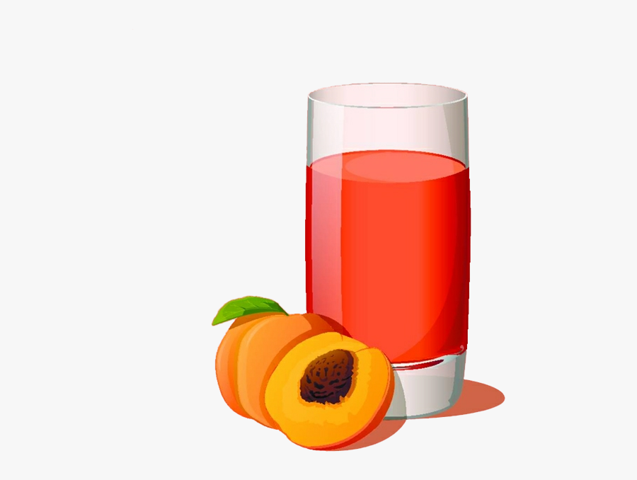 Glass Of Apple Juice Clipart - Fruit Juice Cartoon Png, Transparent Clipart