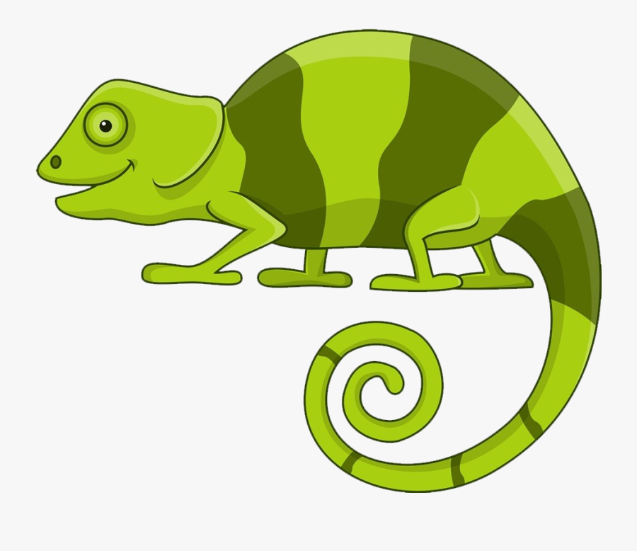 Clip Art Chameleons Cartoon Stock Hand - Cameleon Dessin, Transparent Clipart