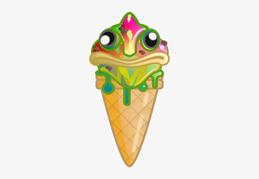 Chameleon Chameleon Vector Illustration Design Animals - Ice Cream Cone, Transparent Clipart