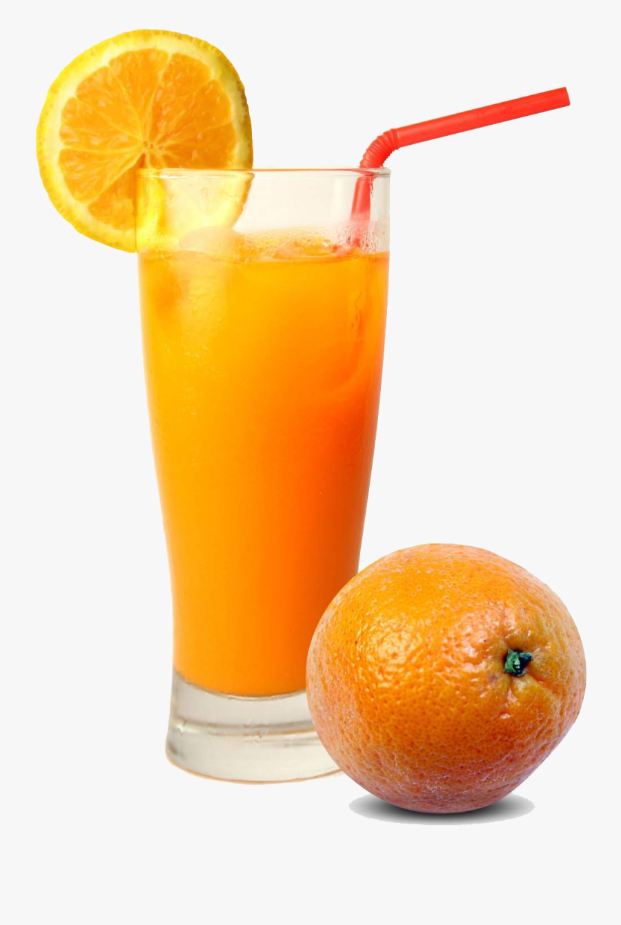 Smoothie Clipart Fruit Punch - Orange Juice In Glass, Transparent Clipart