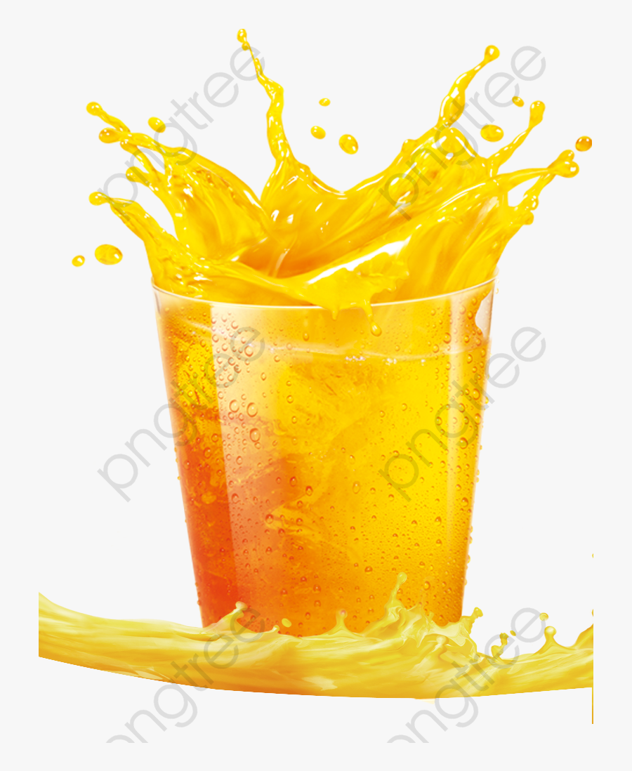 Orange Juice Clipart Tumbler - Fresh Food Baby Pacifier, Transparent Clipart