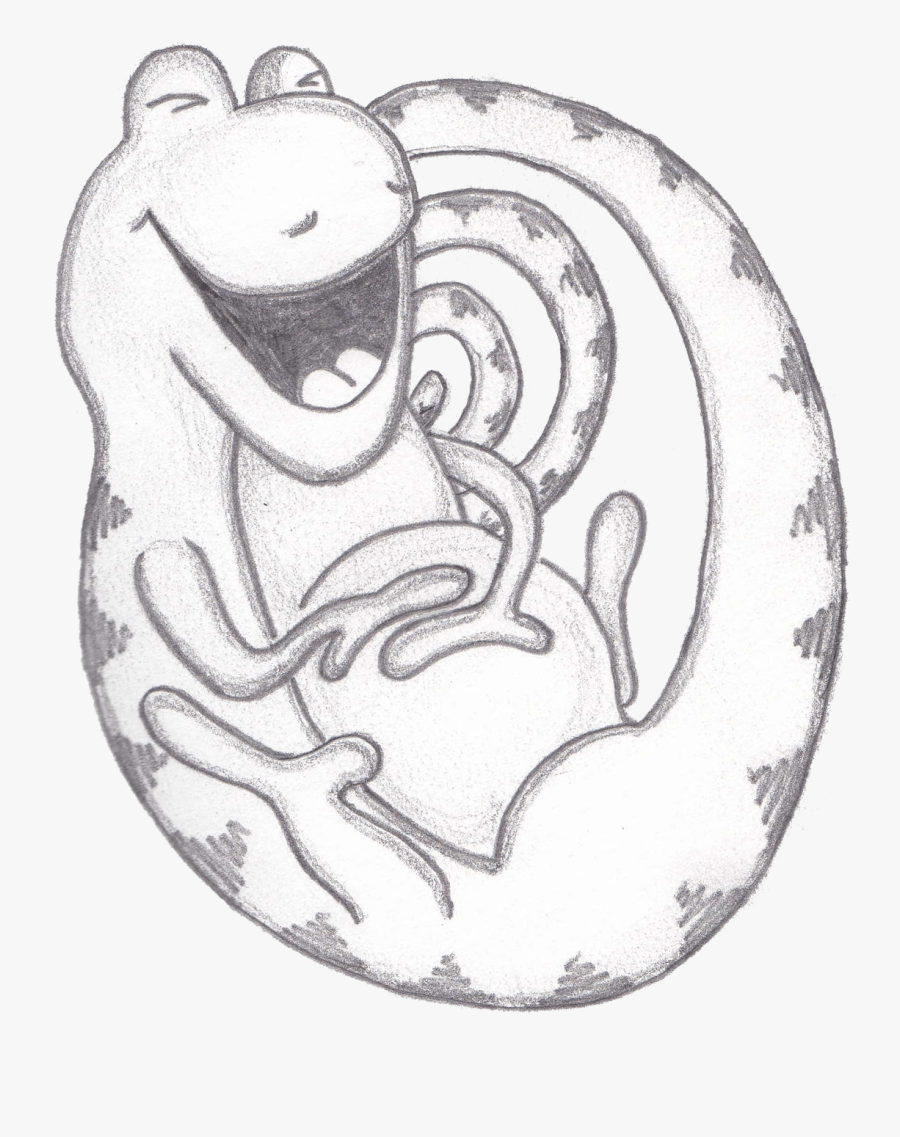 Helium Chameleon - Cartoon, Transparent Clipart