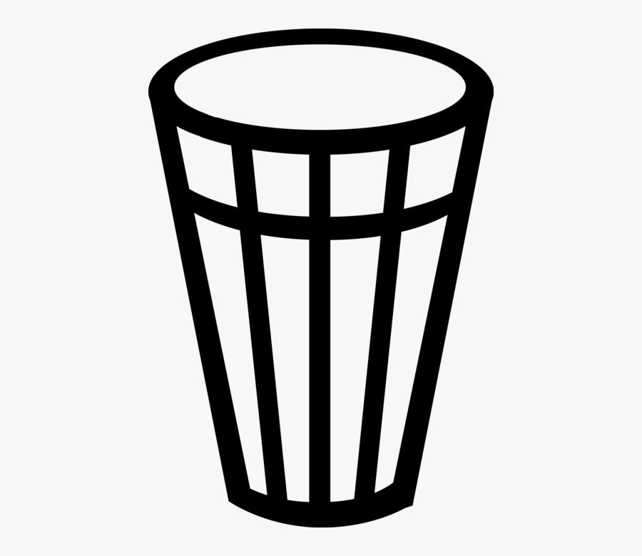 Vector Illustration Of Waste Basket, Dustbin, Garbage, Transparent Clipart
