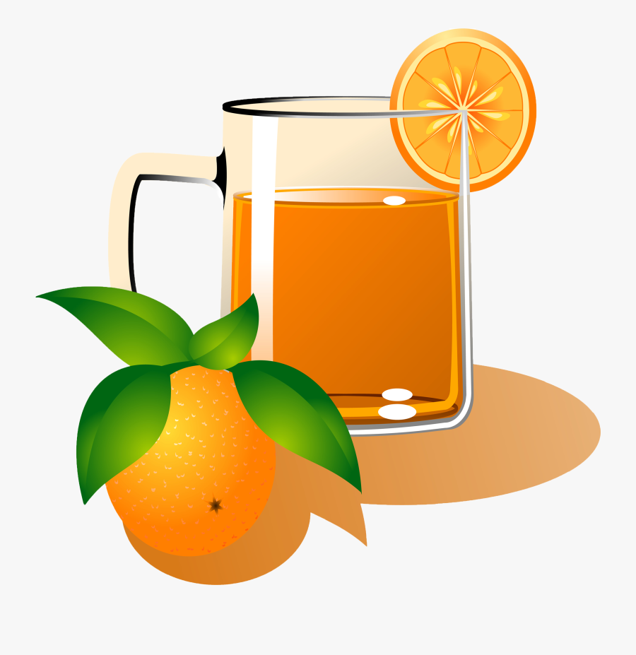 Orange Juice Clipart, Transparent Clipart