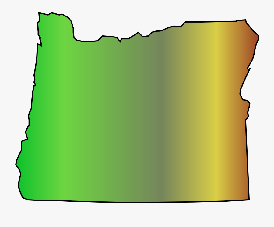 Map Oregon State Free Picture - State Of Oregon Graphic, Transparent Clipart