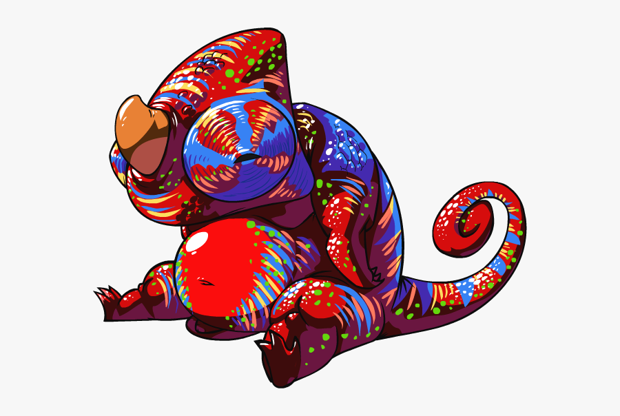 Chameleon Thing - Illustration, Transparent Clipart