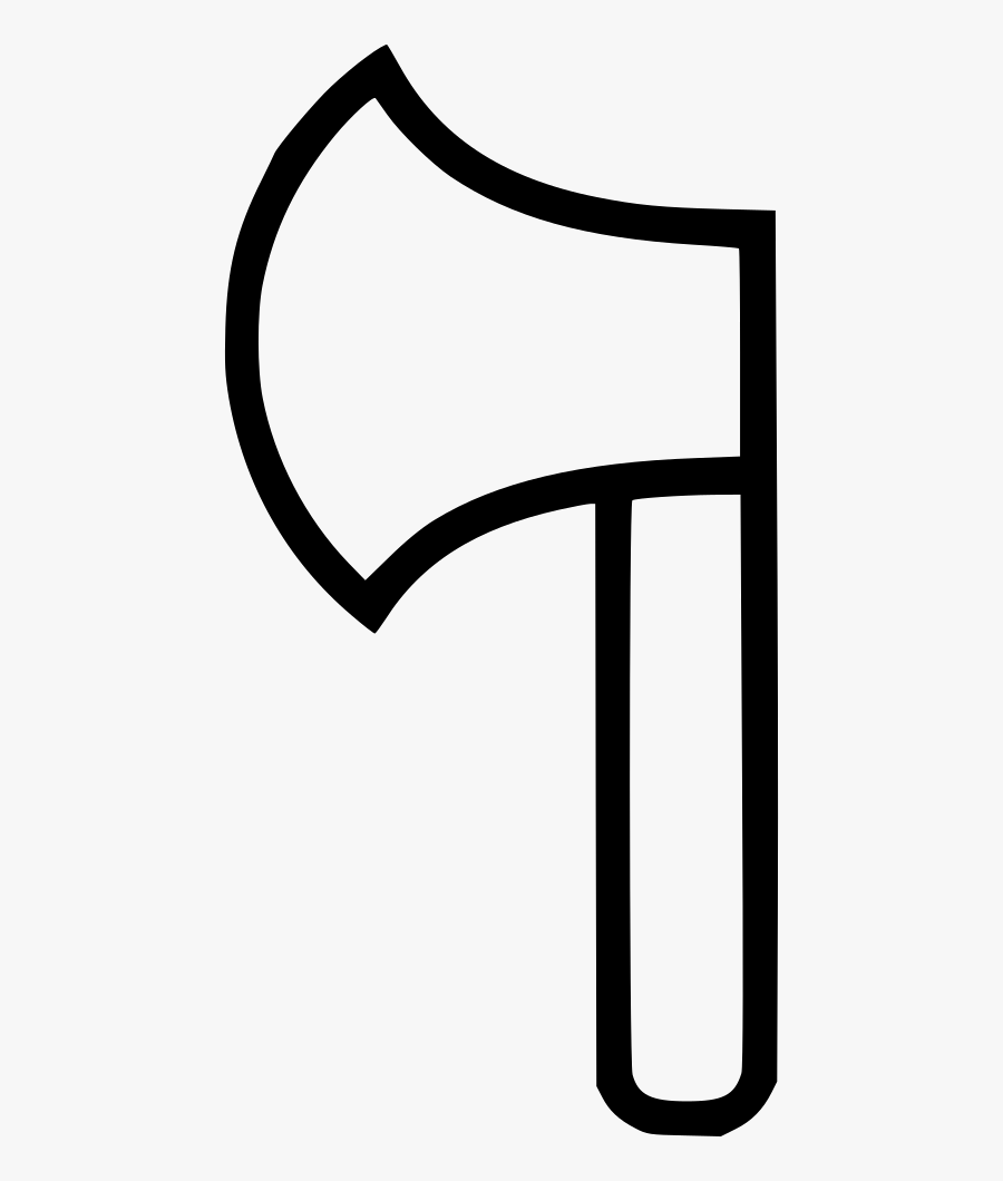 Drawn Axe Hatchet - Drawing Of A Hatchet, Transparent Clipart