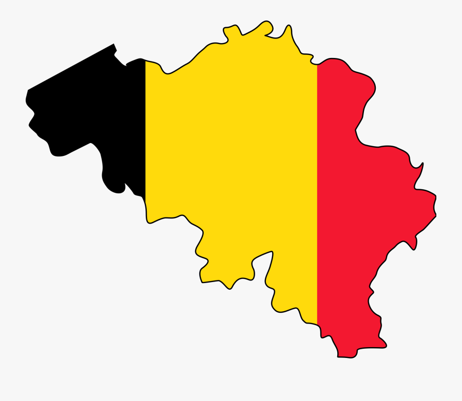 Flag Clip Art Cliparts Co On Best - Belgium Flag And Map, Transparent Clipart