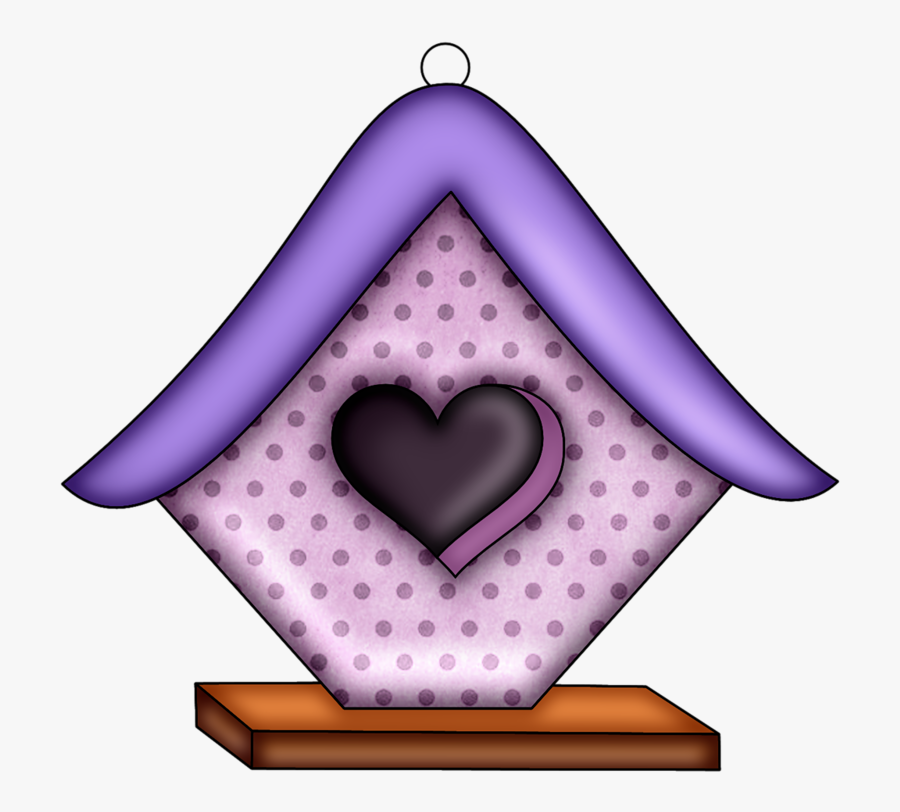 Birdhouse Clipart Country - Purple Bird House Clipart, Transparent Clipart