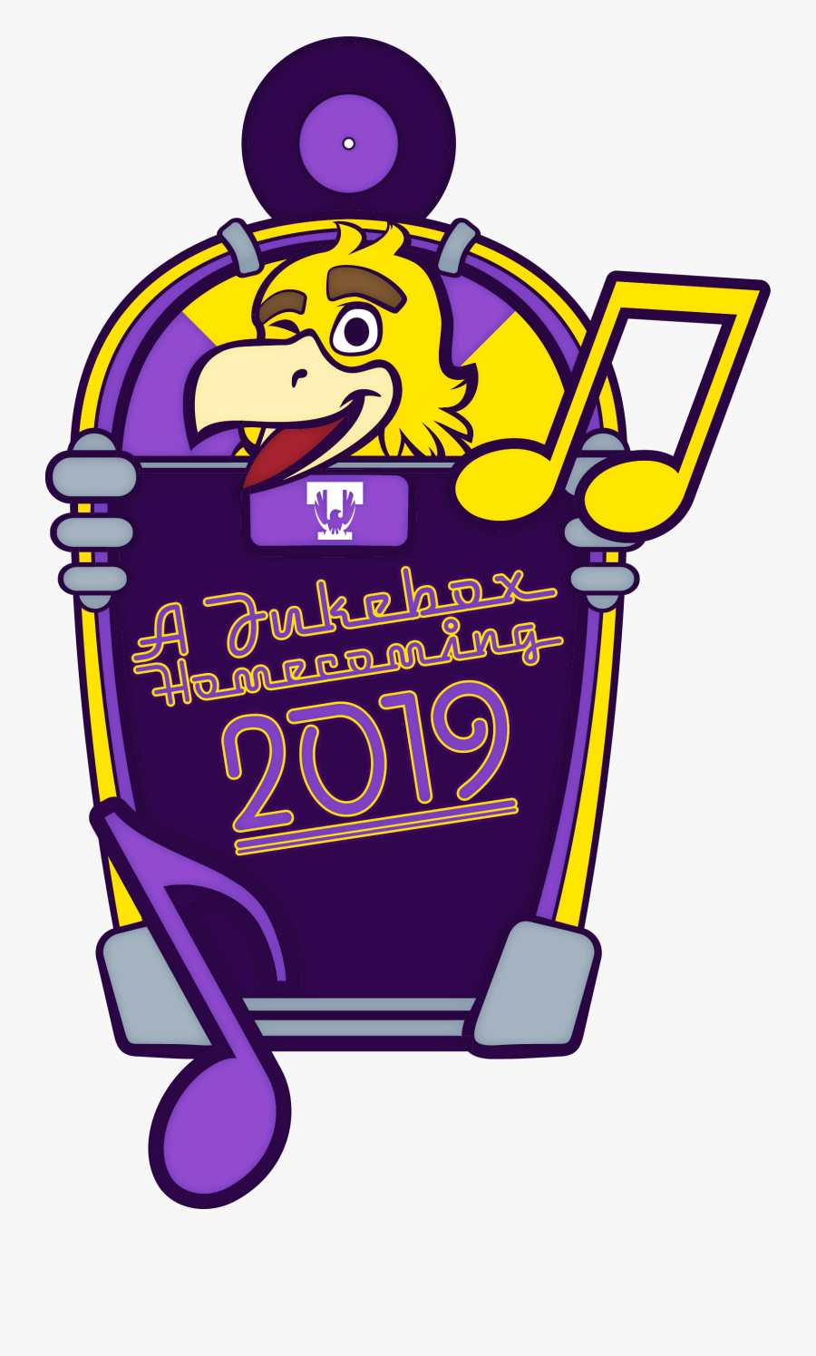 A Jukebox Homecoming Logo, Transparent Clipart