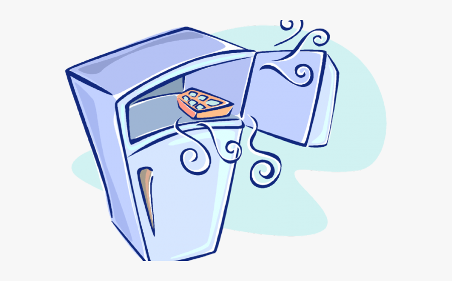 Refrigerator Clipart Cool - Cartoon Freezer, Transparent Clipart
