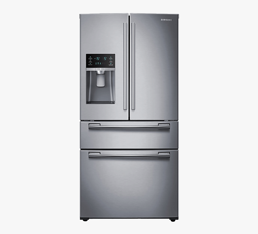 Samsung Refrigerator Png - Samsung Rf25hmedbsr, Transparent Clipart