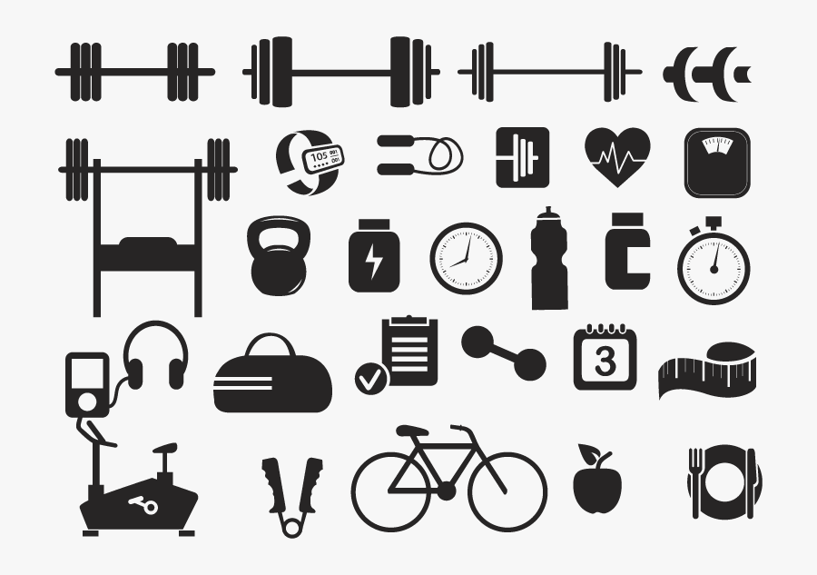 Fitness Centre Kettlebell Physical Exercise - Фитнес Вектор, Transparent Clipart