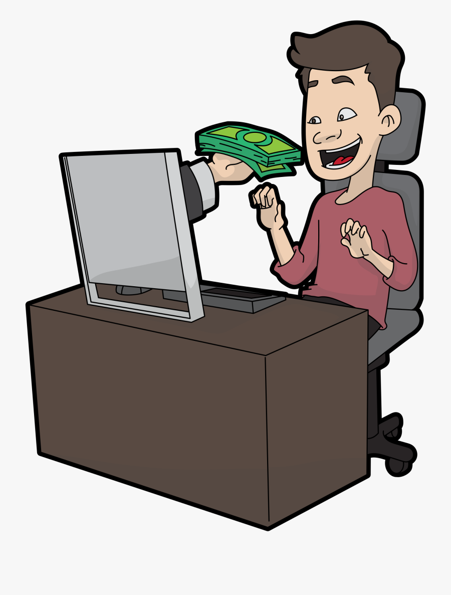 Not Playing Video Games Cartoon, Transparent Clipart