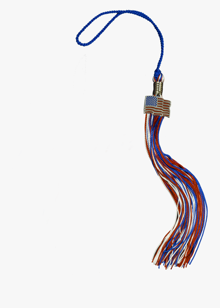 Tassel With Flag Medallion - Illustration, Transparent Clipart