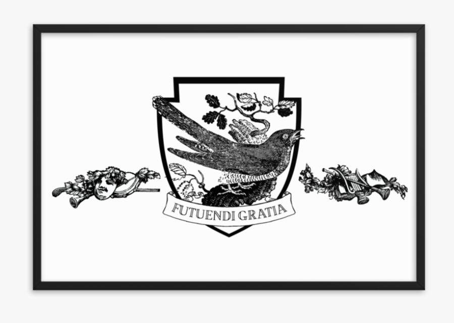 Coat Of Arms Framed Poster"
 Srcset="data - Futuendi Gratia Effin Birds, Transparent Clipart