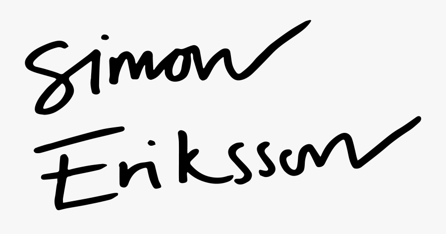 Author Signature - Calligraphy, Transparent Clipart