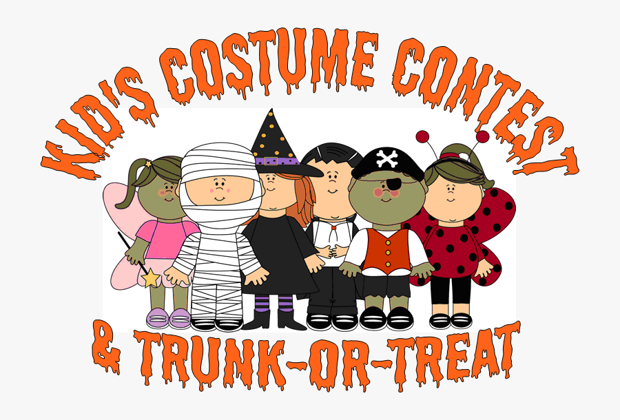 Kids Costume Contest & Trunk Or Treat - Halloween Dress Up Clipart, Transparent Clipart