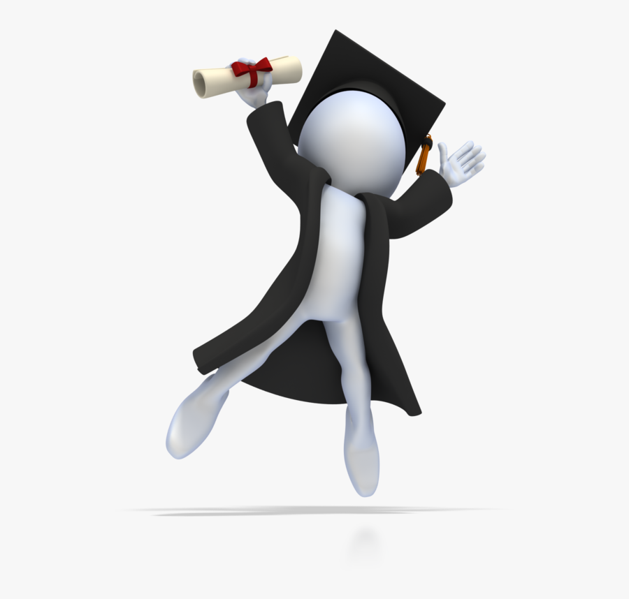 Graduation 3d Png, Transparent Clipart