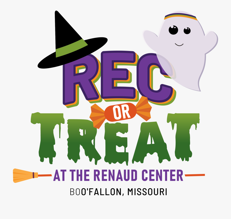 Rec Or Treat Event Logo, Transparent Clipart