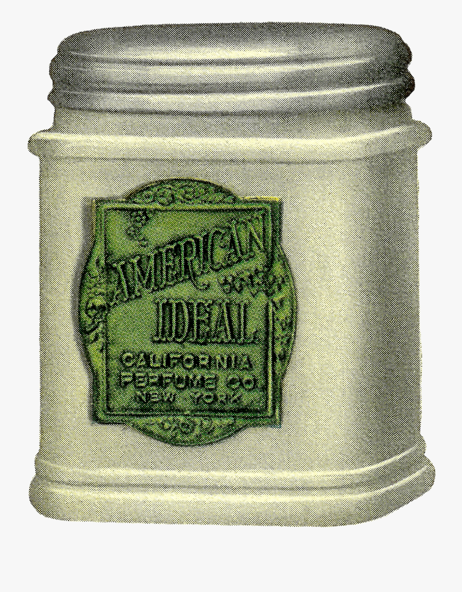 Vintage Beauty Product Digital Download Image, Transparent Clipart
