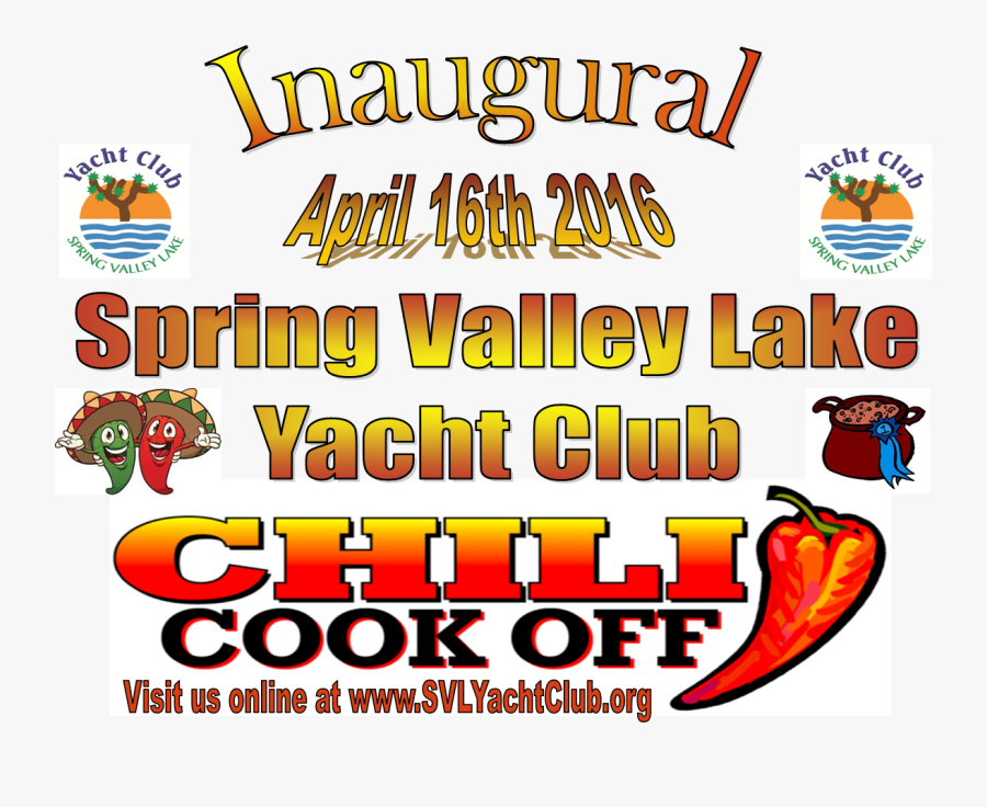 Inaugural Chili Cook Off - Chili Cook Off Clipart, Transparent Clipart