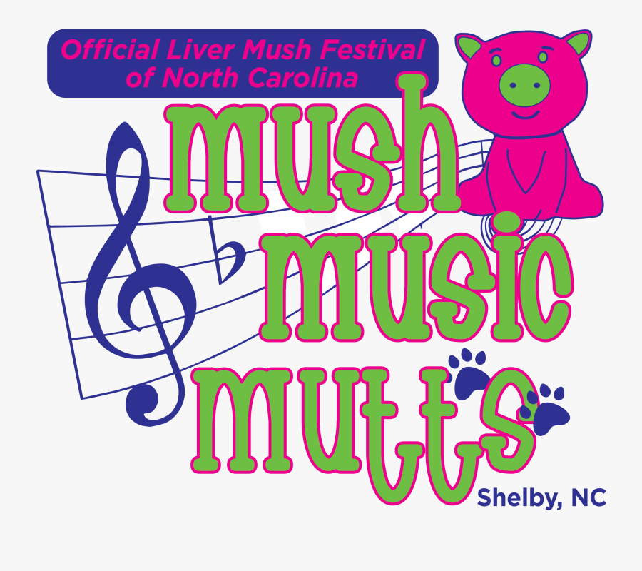 Shelby North Carolina Mush Music And Mutts, Transparent Clipart