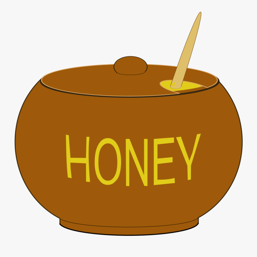 Honey Pot Clip Arts - Illustration, Transparent Clipart